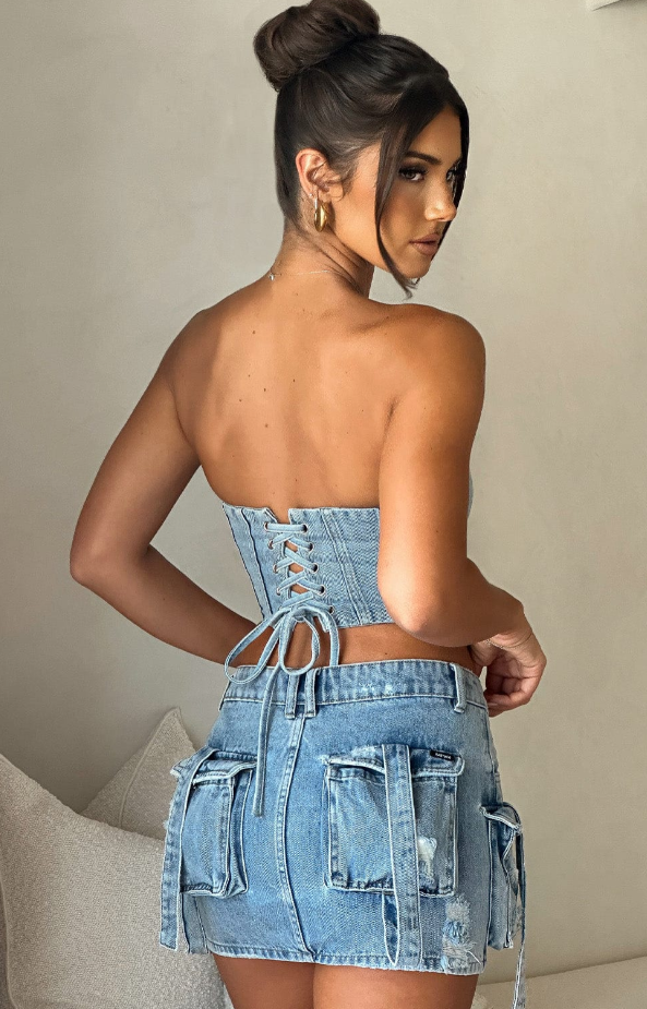 Denim Korsett Top™️