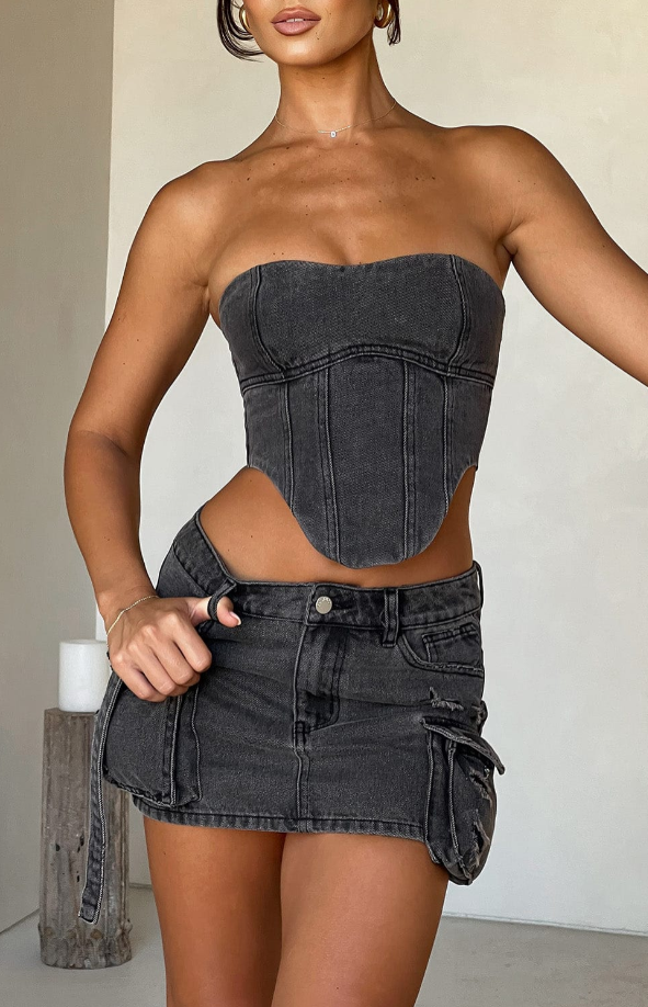 Denim Korsett Top™️