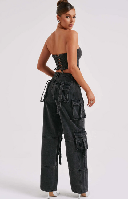 Denim Cargo Jeans™️
