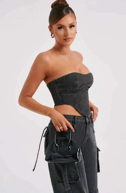 Denim Korsett Top™️